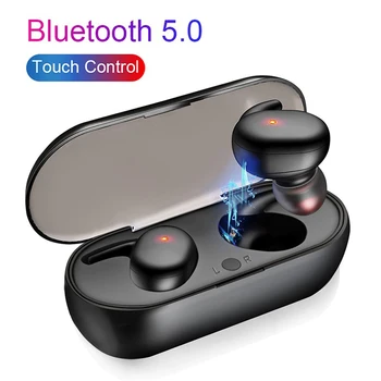 

DaoLxi 2020 Wireless headset Bluetooth V5.0 sports wireless headset with touch control stereo earbuds with microphone headset