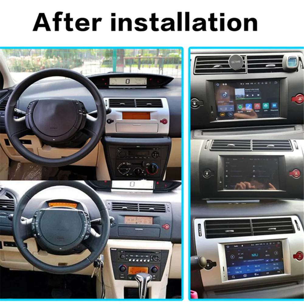 Android 9 8 Core 4+ 46 GB с DSP для Citroen C4 C-Triomphe C-Quatre 2005-2009 Автомобильный gps навигация Радио Мультимедийный Плеер DVD