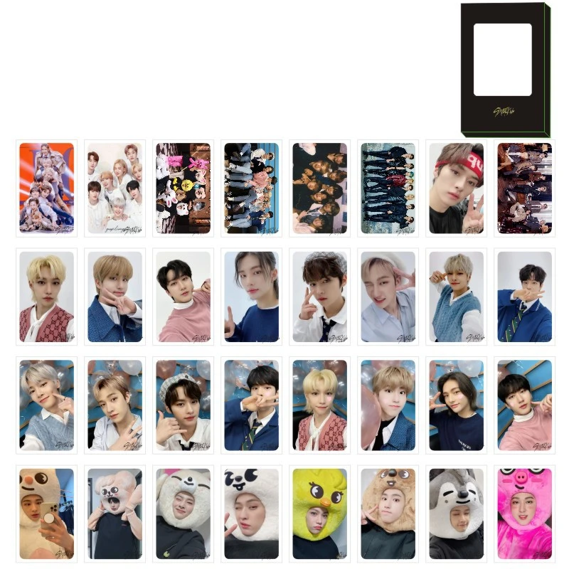 Kpop Stray Kids Nct Lomo Cards Seventeen Twice Treasure Izone Got7 Photo Cards New Arrivals 32pcs Set Stationery Set Aliexpress