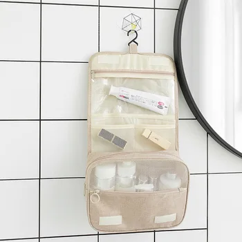 

Hanging Travel Storage Zip Bag Cosmetic Luggage Organizer Makeup Bag Waterproof Toiletry Bags Women Men Travel Accessories Pouch