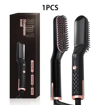 

Men'S Multi-Function Straight Hair Comb Beard Style Combing Type Hair Comb Ceramic Hair Straightener