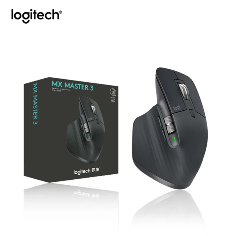 Logitech MX Master 3 wireless Bluetooth mouse ultra-fast scrolling ergonomic design 4000DPI USB-C with Wireless 2.4G Receiver white gaming mouse wireless Mice