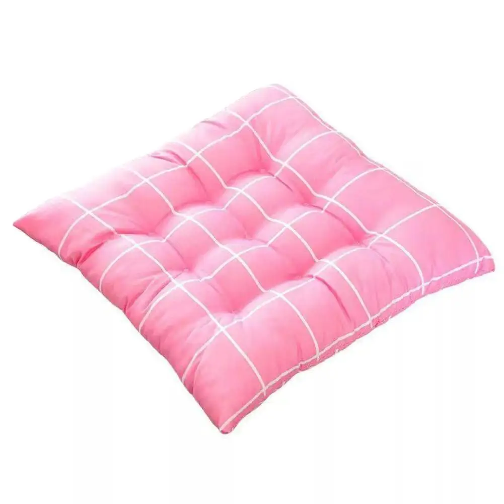 40x40cm Soft Square Stripe Seat Chair Cushion Car Pad Dining Patio Home Office Indoor Outdoor Garden Sofa Cushion