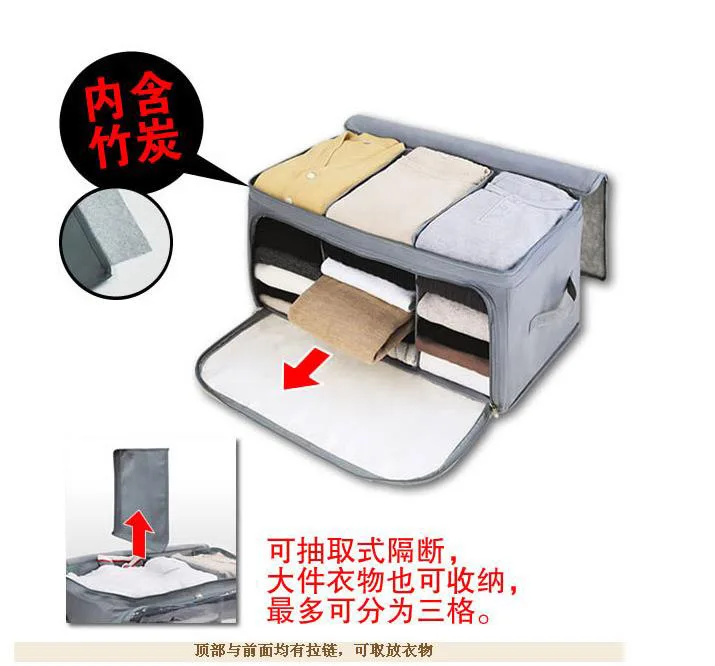 Large Window Clothes Blanket Storage Box Clothes Organizing Folders Home Storage Box Cotton Quilt Bag Home Moving Doggy Bag