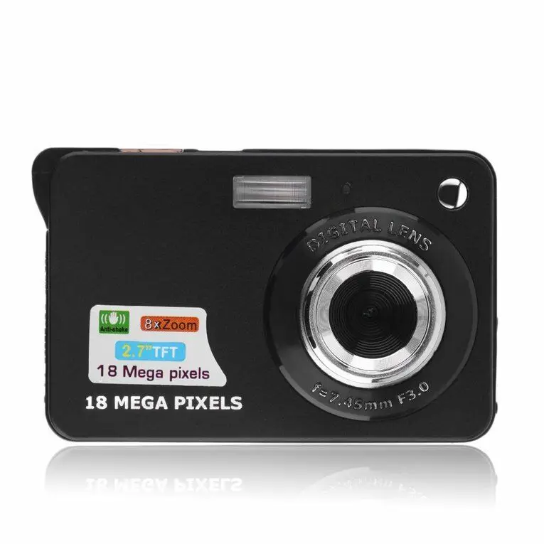 ABHU-2.7 дюймов Tft Lcd Hd 720P 18Mp Цифровая видеокамера 8X Zoom Anti-Shake Us Plug