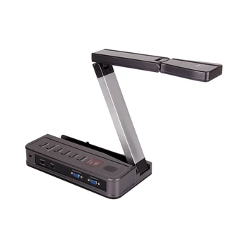 

Digital Classroom document camera visualizer with HD VGA USB port VE802AF 5MP Smart book scanner portable document scanner