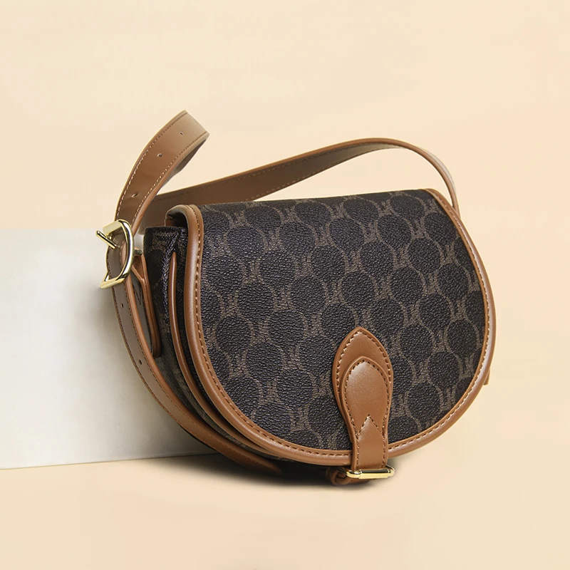 Ellovado Famous Brand Designer Leather Women Vintage Saddle Shoulder Bag Handbags Fashion Chain Crossbody Ladies New |