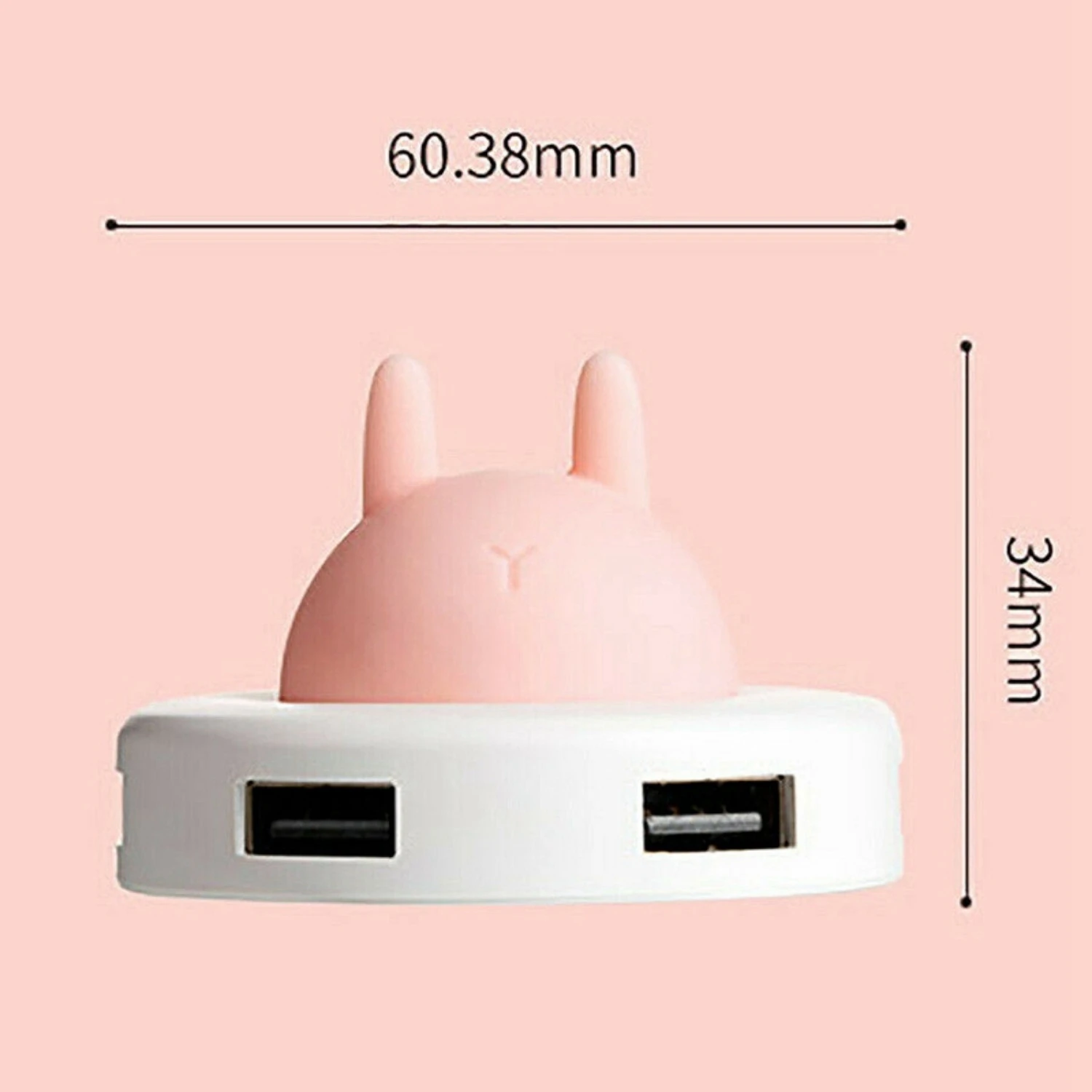 2x USB Ночник светильник концентратор порт способный атмосферный ночной