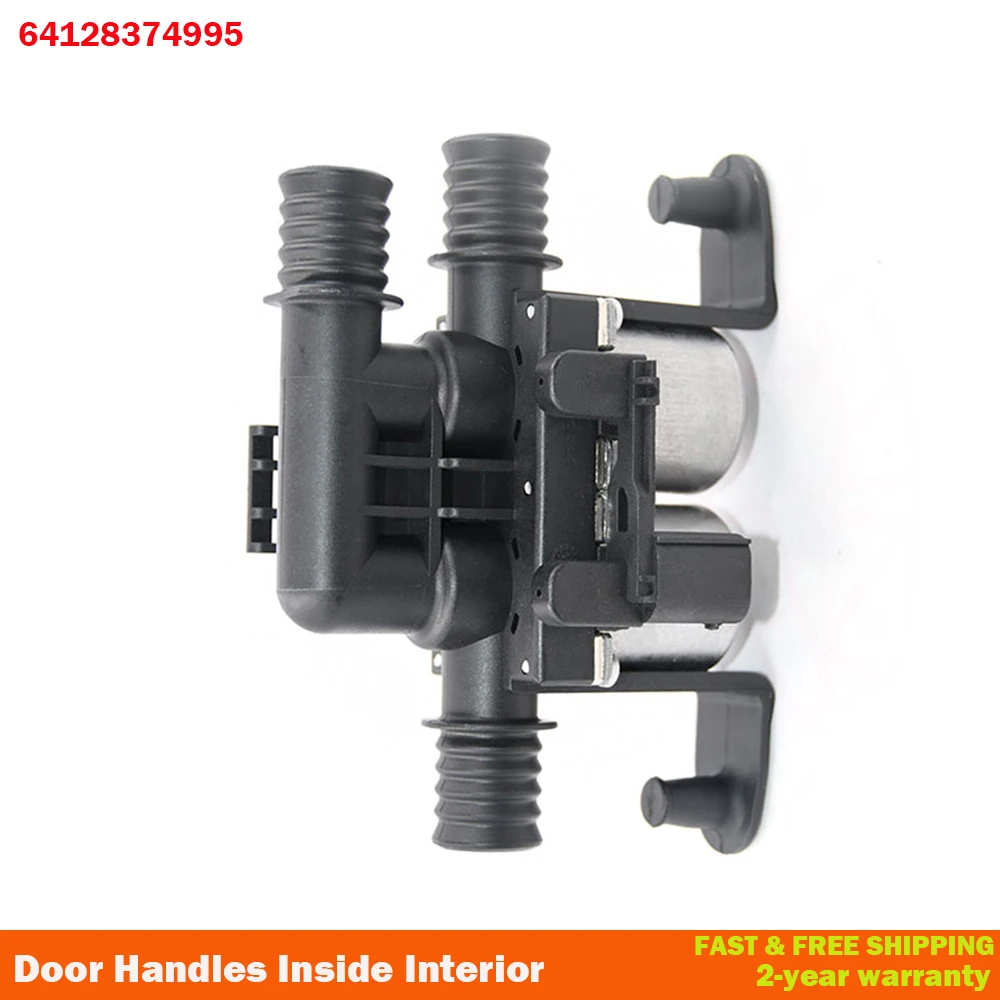 64128374995 Heater Control Valve Dual Solenoid For BMW E39