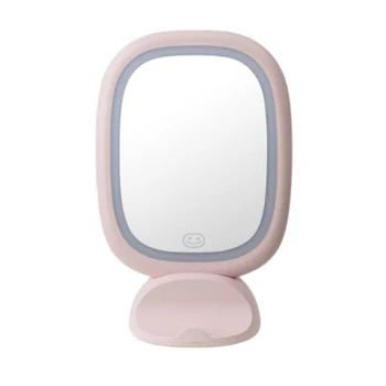 

Creative Cosmetic Mirror Desktop Magnetic Suction USB Charging with Makeup Backlit Mirror Light with Natural White LED Daylight