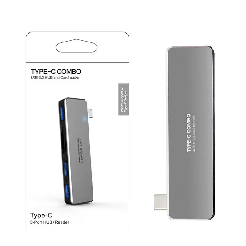 Устройство для чтения карт EastVita 5 в 1 USB 3 0 Hub Type C устройство памяти ноутбука ПК