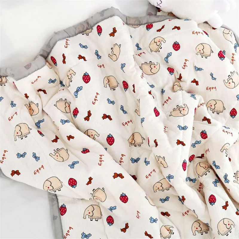 110x150cm cotton kids bedding quilt baby nursery school sleeping blanket quilt soft warm light children blanket