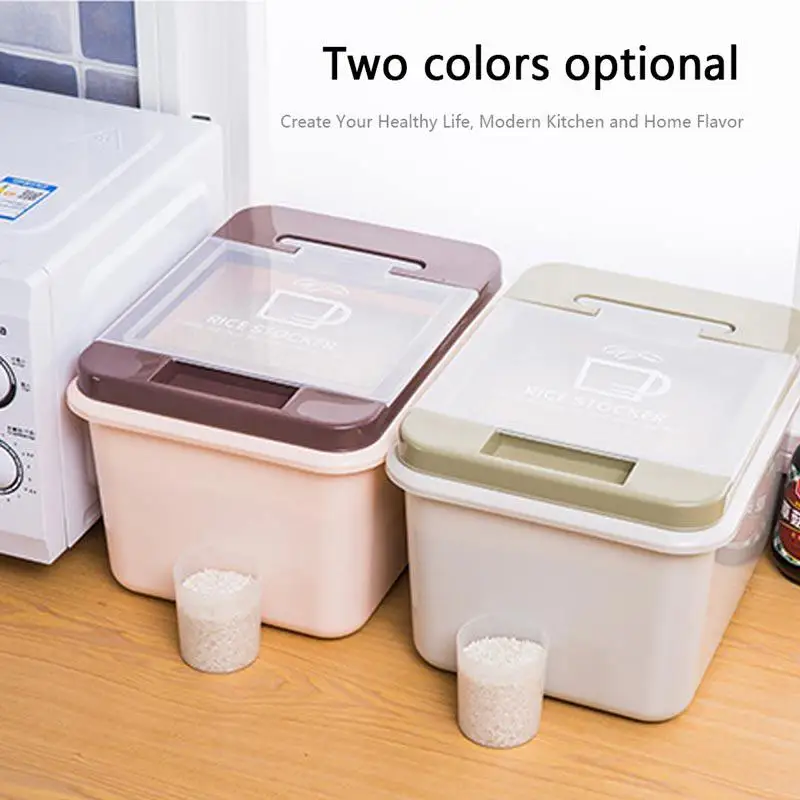 Home Plastic Food Kitchen Container Sealed Crisper Grains Tank Storage Kitchen Sorting Rice Storage Box Container Jars Bottles Jars Boxes Aliexpress