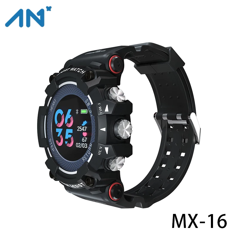 

Bluetooth Smart Watch Heart Rate Sleep Detection Waterproof Fitness Tracker Multi-sport Modes Man Watch WhatsApp For IOS Android