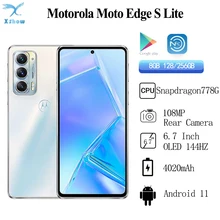Global Rom Motorola Moto Edge S Lite 5G Smartphone Snapdragon 778G 108MP 6.7'' OLCD 144Hz 4020mAh Battery Android11 NFC Phone