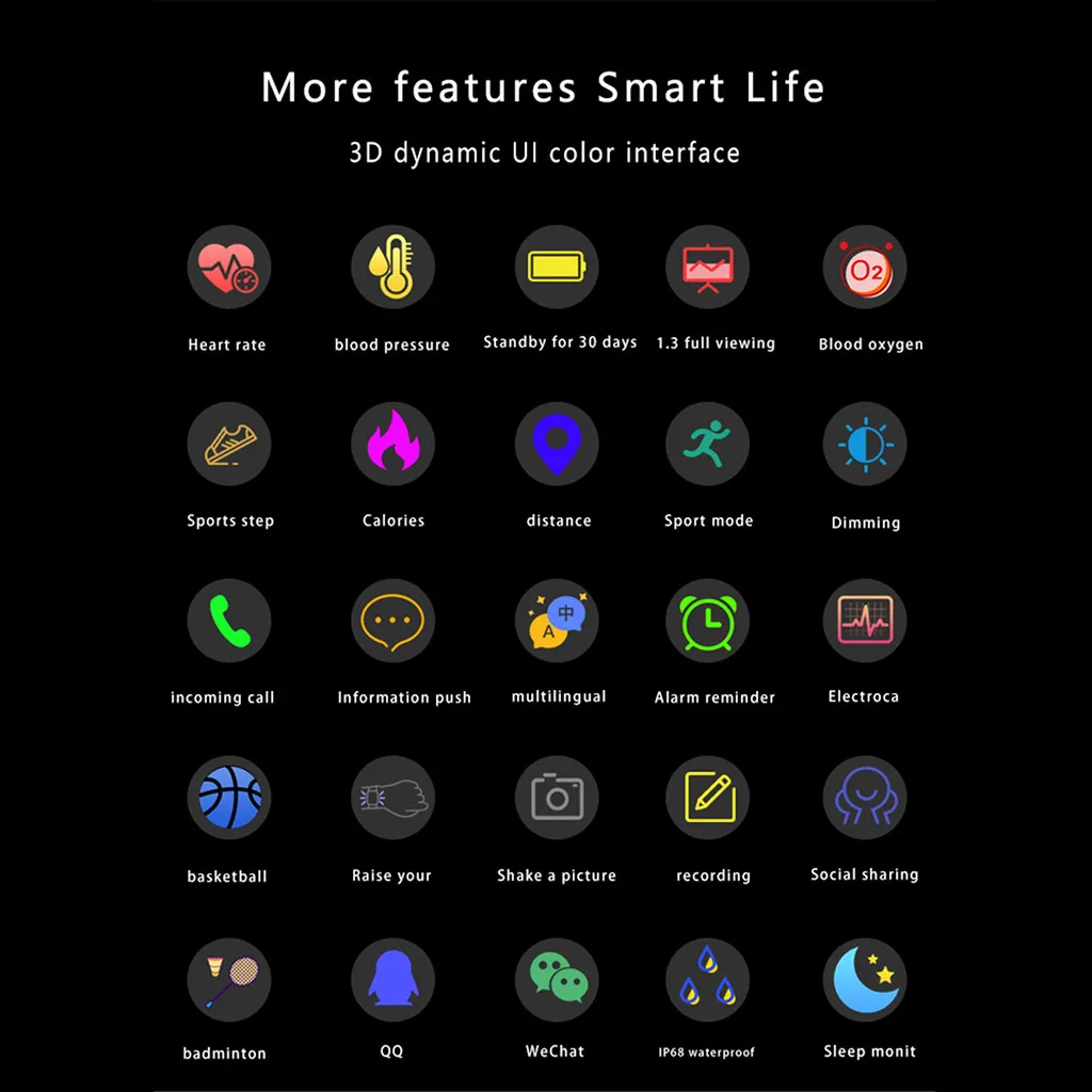 Умные часы для Android iOS, спортивные, фитнес, калорийный браслет, одежда, Смарт часы, браслет, часы, ремешок, фитнес-трекер, Хит# E30