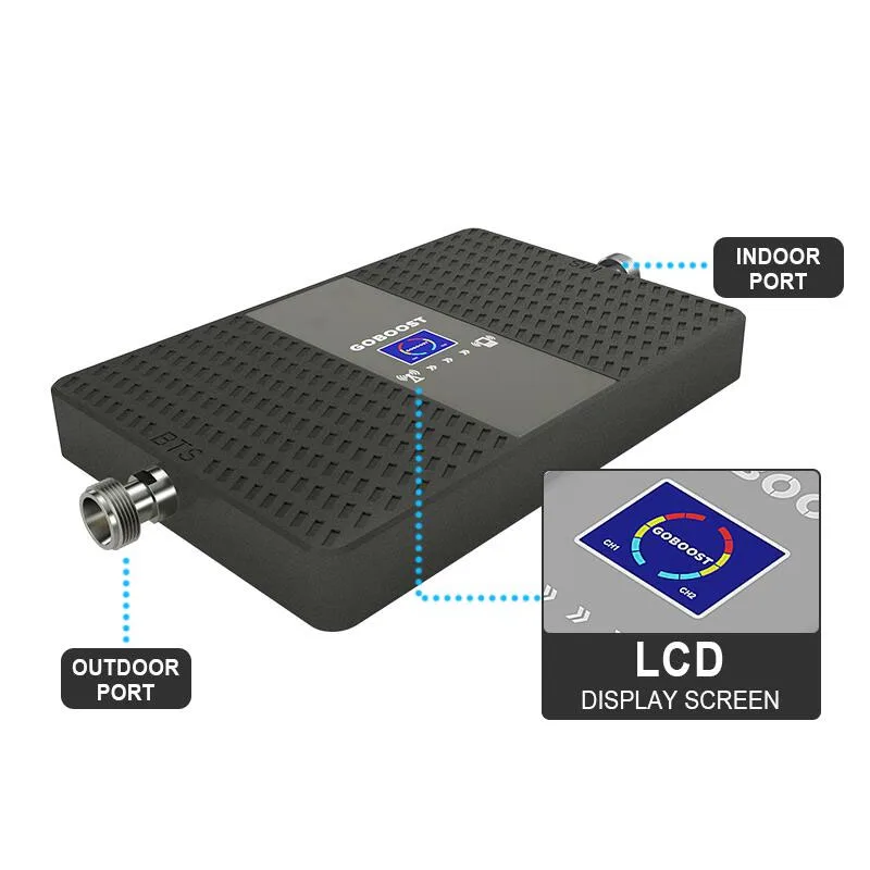 Усилитель сигнала GSM900+ DCS1800 с LDPA+ панельная антенна+ 13 м кабель ретранслятор мобильного телефона ЖК-дисплей усилитель мобильного телефона
