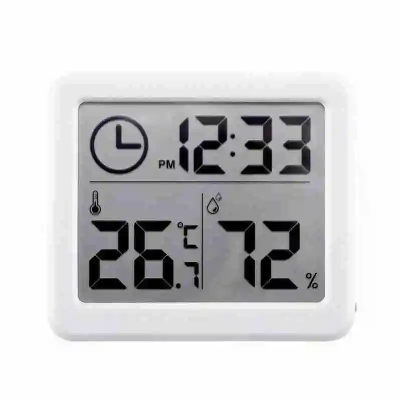 Digital Wall Clock Indoor Smart Electronic Digital Humidity Thermometer LCD Hygrometer wall clock smart wall clock