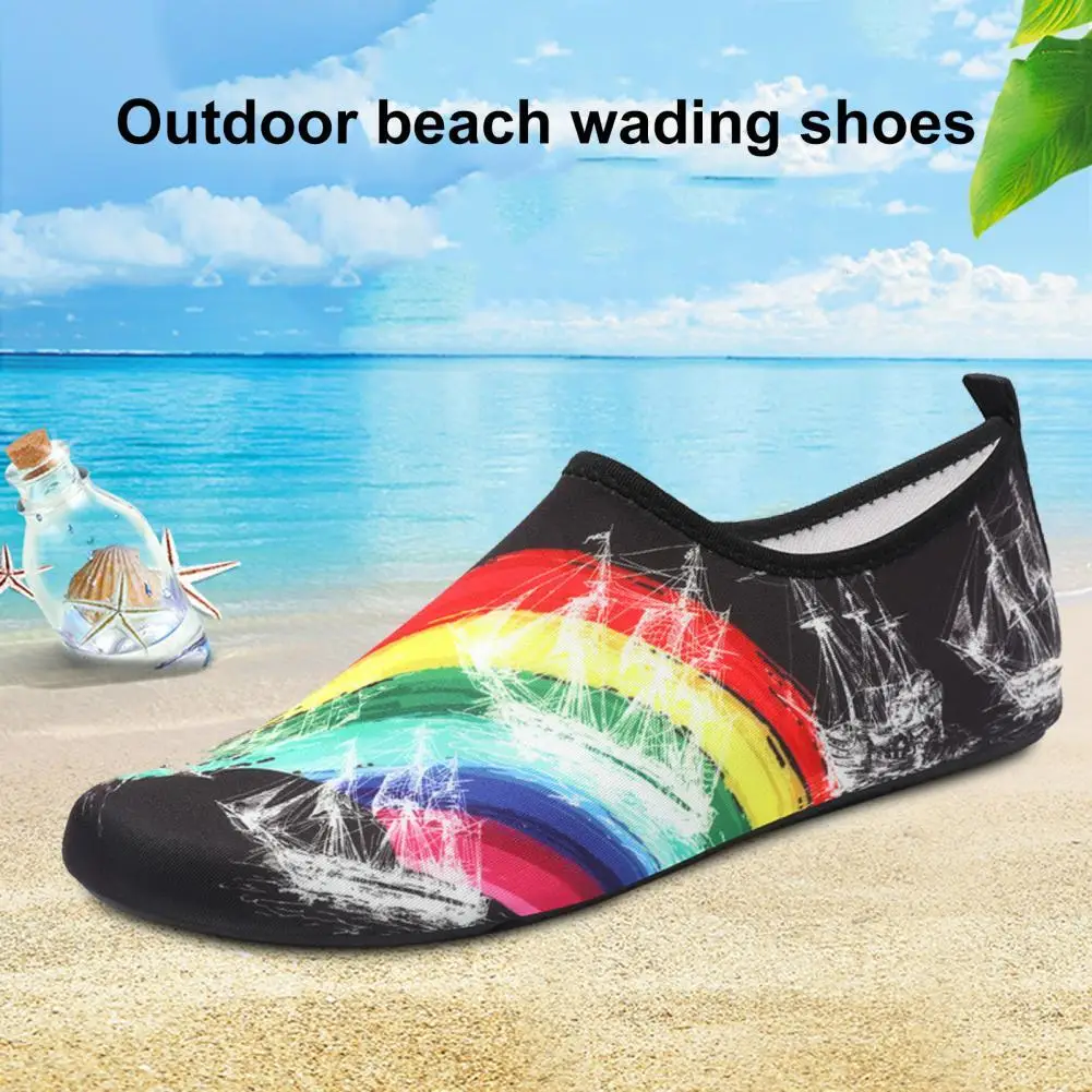 1 Pair Womens Mens Shoes Quickdrying Durable Cotton Water Beach Socks
