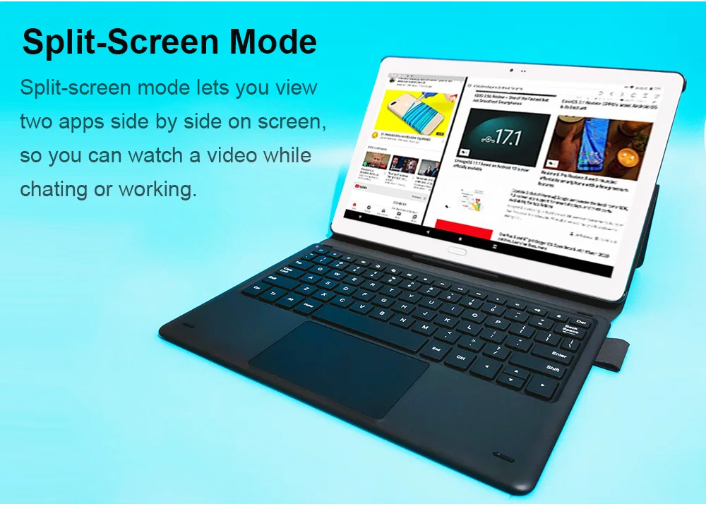 Nenmoen Mpadx 2 In 1 Tablet Laptop 10.5 Inch 1920*1200 HD MT6797 10 Core 4G LTE Android Tablet With Keyboard 13MP+5MP