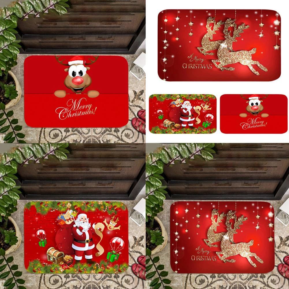 New Christmas Souvenir Sheet 2022 Santa Claus Christmas Mat Outdoor Carpet Merry Christmas Decor For Home  Christmas 2021 Ornaments Navidad Xmas Gift New Year 2022 - Aliexpress Home  & Garden