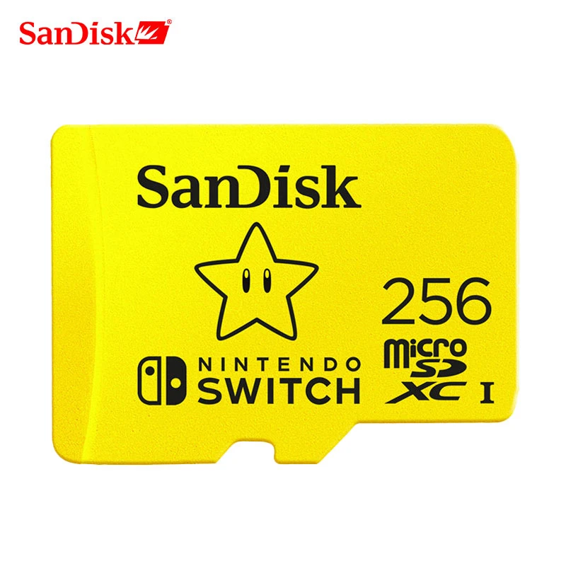 Original SanDisk New style micro sd card 256GB micro SDXC UHS-I memory card 128GB  for Nintendo Switch TF card 64GB with adapter best sd card reader Memory Cards