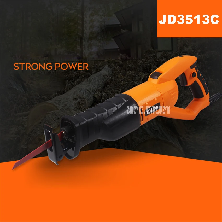 

New Multi-functional Reciprocating Saw Metal Cutting Machine Household Adjustable Speed Woodworking Saws JD3513C 220v/50HZ 950W