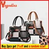 Yogodlns New Luxury Handbag Women Stitching Wild Messenger Bags Designer Brand Plaid Shoulder Bag Female Ladies Totes ► Photo 2/6