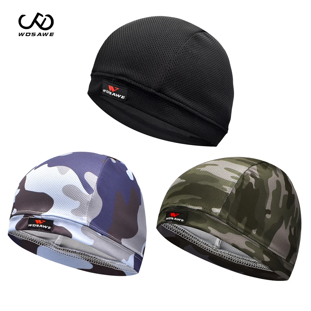 WOSAWE дышащая велосипедная шапка под шлем быстросохнущая подкладка для