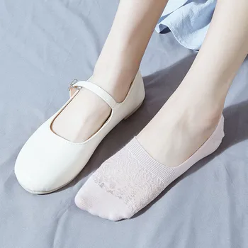 

Candy Color Invisible Non-slip Low Cut Socks Fashion Women Casual Cotton Breathable Ankle Boat Socks