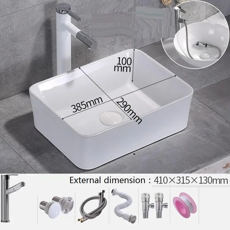 Version V Evier Bacia Lavagem wastatel Bassin Umywalka Nablatowa Salle De Bain Lavabo Bagno Cuba раковина Pia Banheiro умывальник - Цвет: Version V