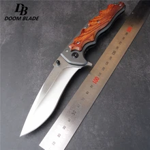 Складной нож из нержавеющей стали, альпинистский, барбекю, кемпинг, рыбалка, специальный открытый нож, нож для выживания