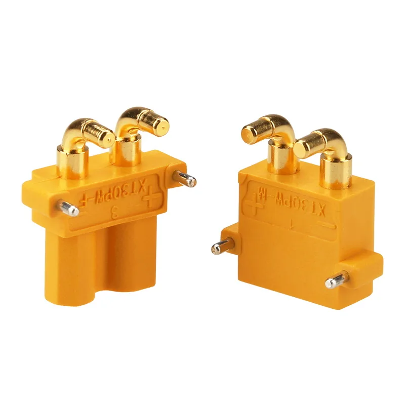 10 x AMASS XT60H-M Male Black Connectors with Insulation Cap - ALISE