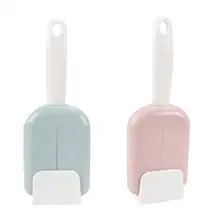 2 шт пластиковый держатель для рисовой ложки, органайзер, пылезащитная крышка с рисовым совком, кухонный инструмент(случайный цвет