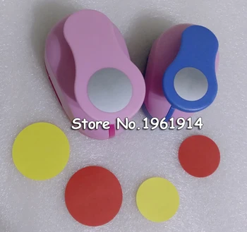 

2pcs(3.8cm,2.5cm) circle shape craft punch set Punch Craft Scrapbooking school Paper Puncher eva hole punch free shipping