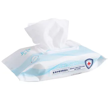 

80pcs/bag Portable 75% Alcohol Wet Wipes Disinfection Antiseptic Pads Tissue Box Alcohol Swabs Skin Cleaning Health Care