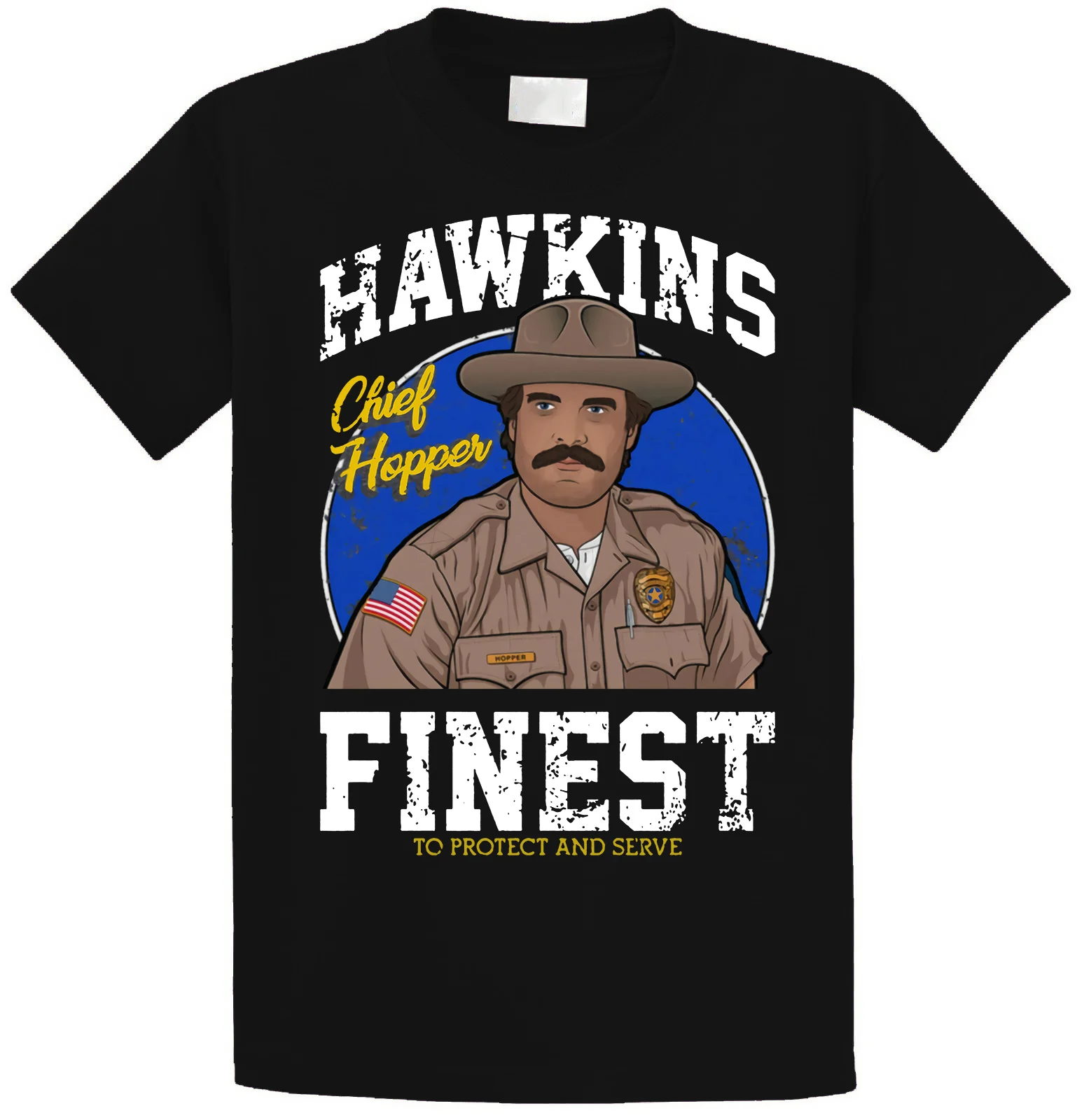 

CHIEF JIM HOPPER STRANGER UNOFFICIAL HAWKINS FINEST THINGS ADULTS & KIDS T-SHIRT