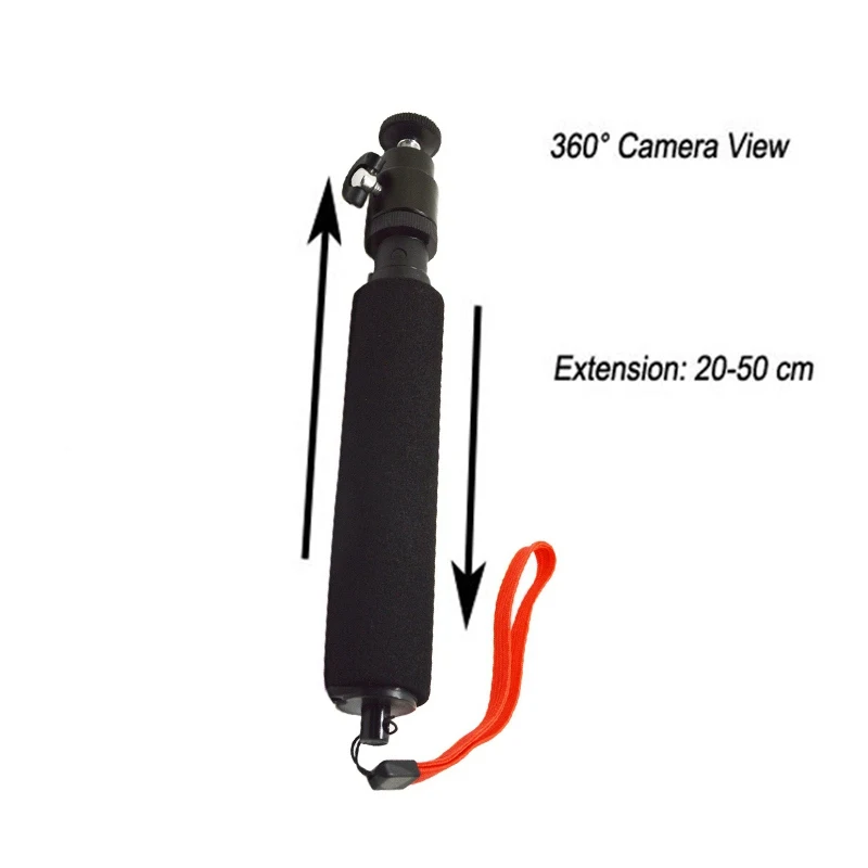 Селфи-палка универсальная из алюминиевого сплава для Gopro Motion camera селфи-палка Регулируемая экшн-видеокамера s селфи-палка