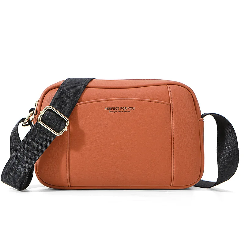 YIZHONG, простая кожаная роскошная сумка через плечо, сумки через плечо для женщин, многофункциональная сумка-мешок, сумка-мессенджер, Женская нагрудная сумка - Цвет: brown
