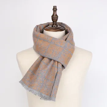 

2019 fashion design casual scarves winter Men's cashmere wool Scarf High Quality Warm Neckercheif Modal Scarves men