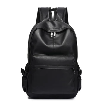 

New Fashion Men Backpack Men's Backpacks for Teenager Luxury Designer PU Leather Backpacks Male High Quality Travel Backpacks
