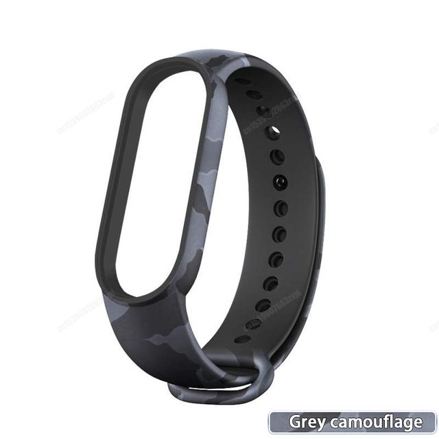 For Xiaomi Mi Band 3 4 5 6 Two-Color Watch Band Wristband Silicone Miband Smart Silicone Bracelet Mi3 M4 M5 Mi6 Glass Film