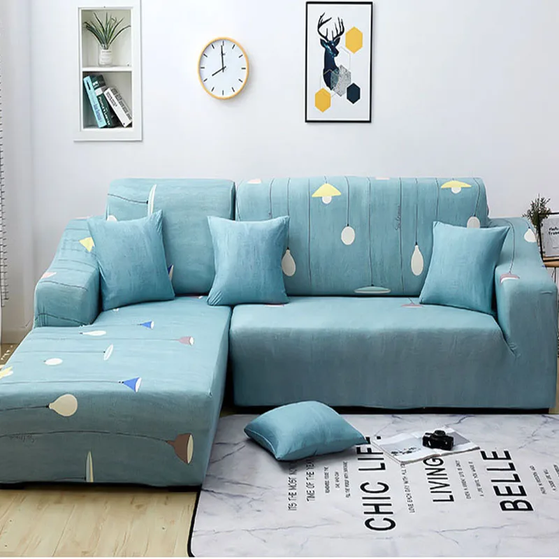

Modern Simple Stretch Elastic Sofa Cover Geometric Series Loveseat Couch Cover 1/2/3/4-seat Armchair Protector Furniture Covers