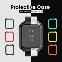 Чехол для часов SIKAI PU для Xiaomi Bip BIT PACE Lite Youth Watch Cover Военная защитная оболочка для часов Huami Amazfit Bit