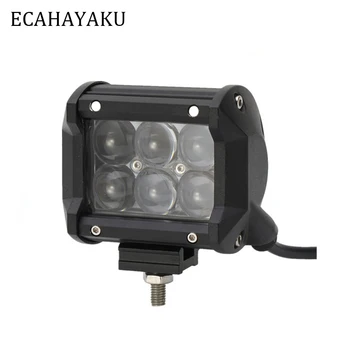 

ECAHAYAKU 4 Inch Dually 30W Led Light Bar IP67 Waterproof Dustproof Shockproof 6000K for ATV SUV Jeep Pickup trucks 4x4 vehicles