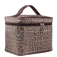 2021 Letters Cosmetic Bag Women Fold Waterproof Toiletry Kit Wash Necessaire Travel Organizer Bag Professional Make up Bags CQ95 1