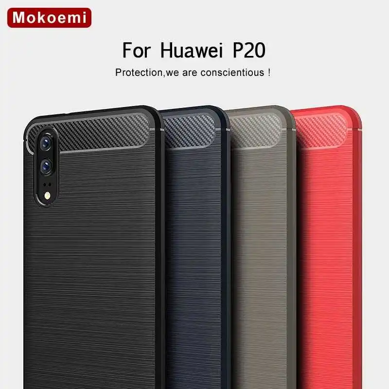 

Mokoemi Fashion Shock Proof Soft Silicone 5.7"For Huawei P20 Case For Huawei P20 Pro Cell Phone Case Cover