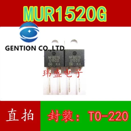 10 шт. U1520 MUR1520G RHRP1520 импульсный диод до 15 a200v-220 в наличии 100% новый и оригинальный |