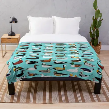 

Soft Blanket for Bed Sherpa Flannel Fleece Blanket Home Travel Sofa Soft Throw Blanket Duck Duck