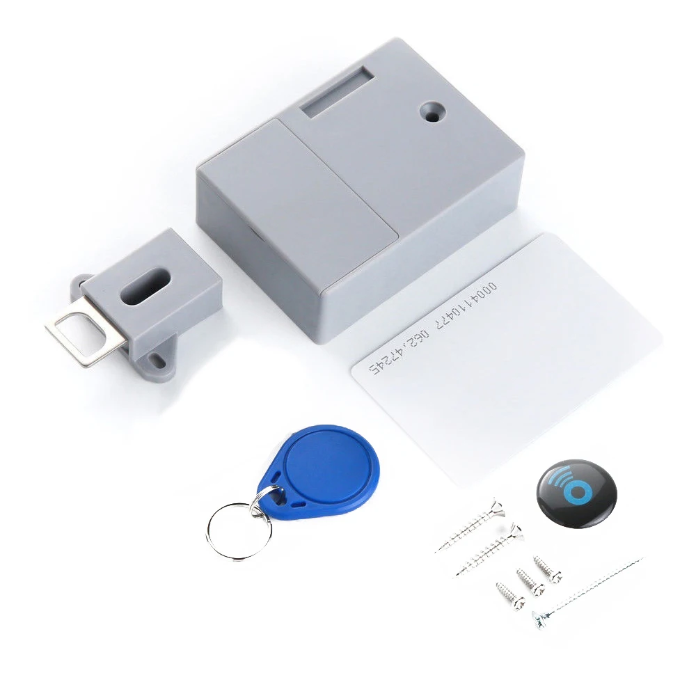 Батарея RFID IC карта датчик ящика шкафа Интеллектуальный SmartLock DIY Невидимый Hidde цифровой замок без перфорации отверстия - Цвет: kit 2